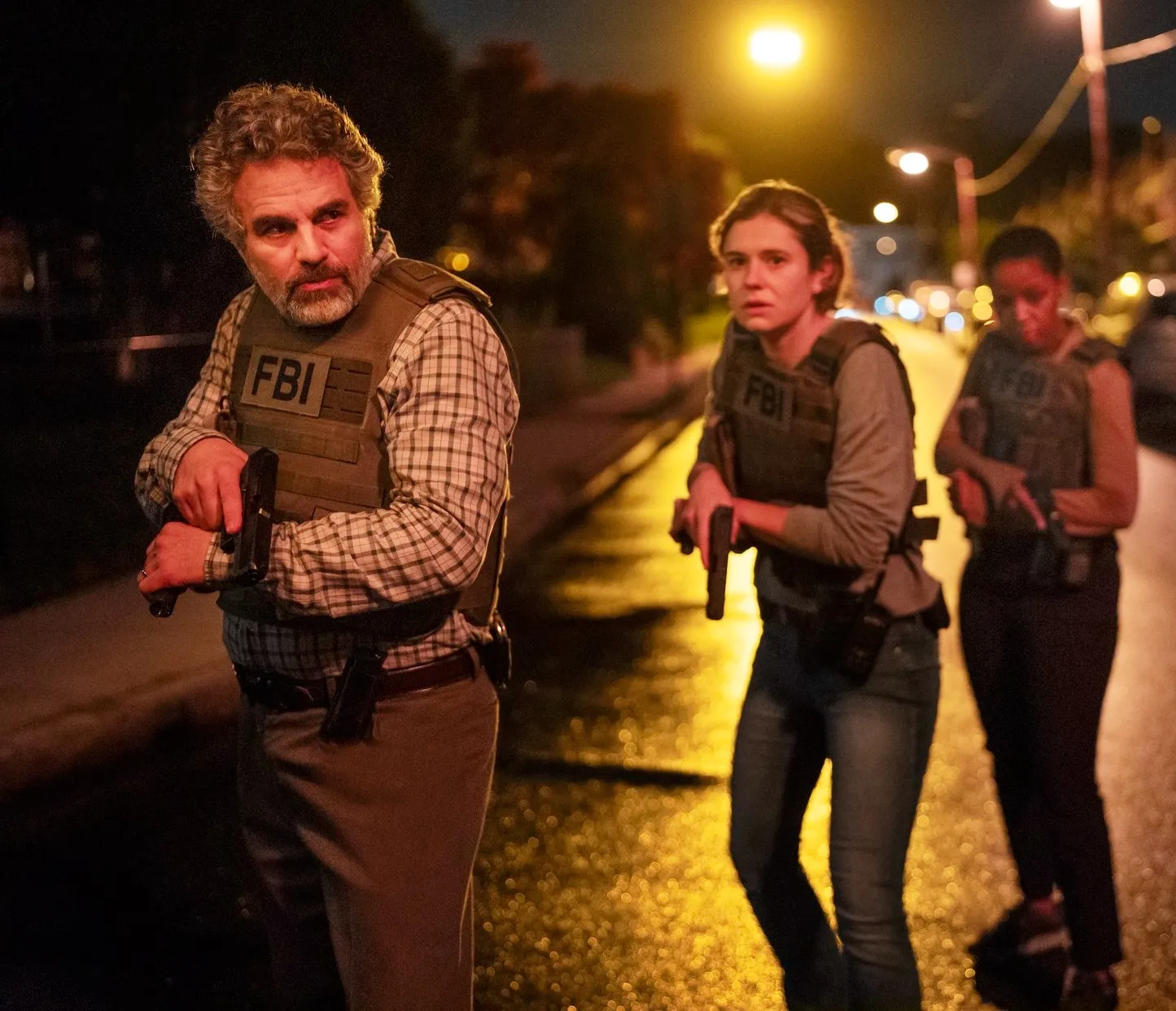 Mark Ruffalo and Alison Oliver in Task