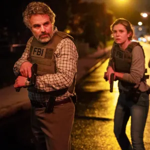 Mark Ruffalo and Alison Oliver in Task