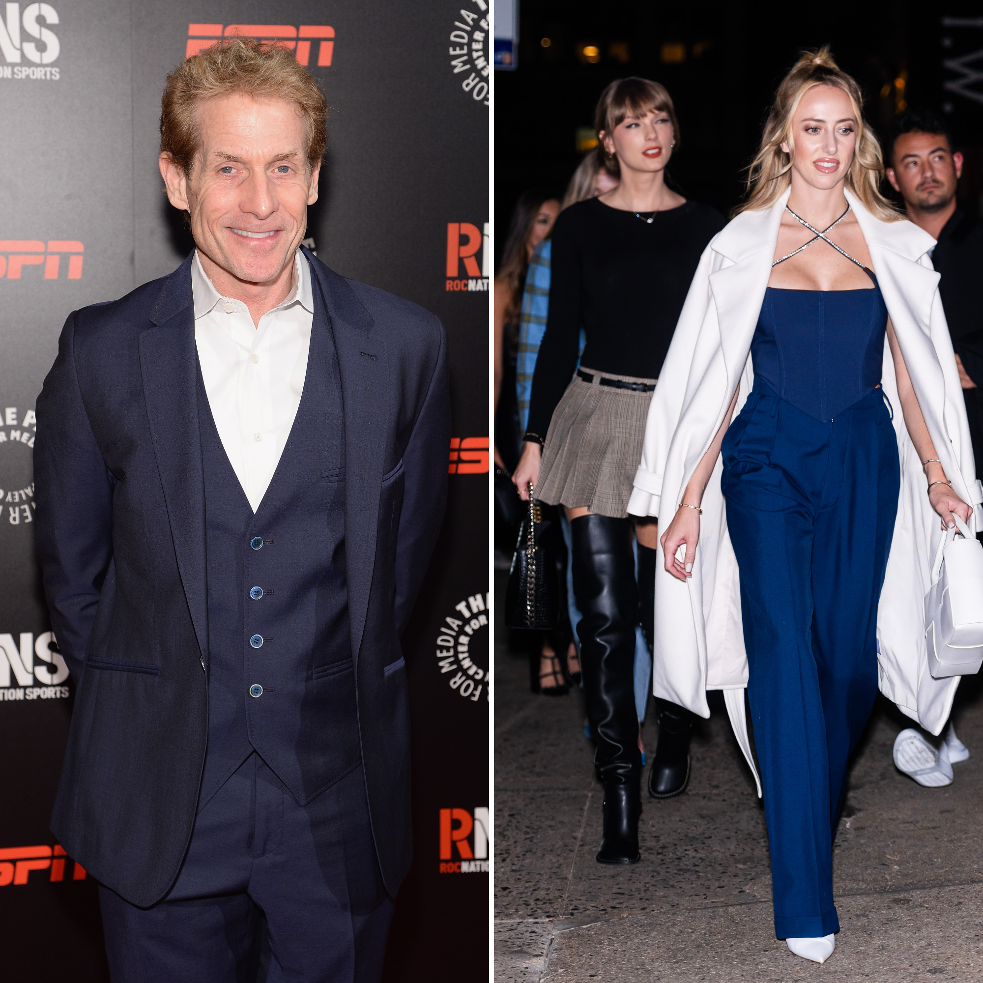 Skip Bayless, Taylor Swift, Brittany Mahomes
