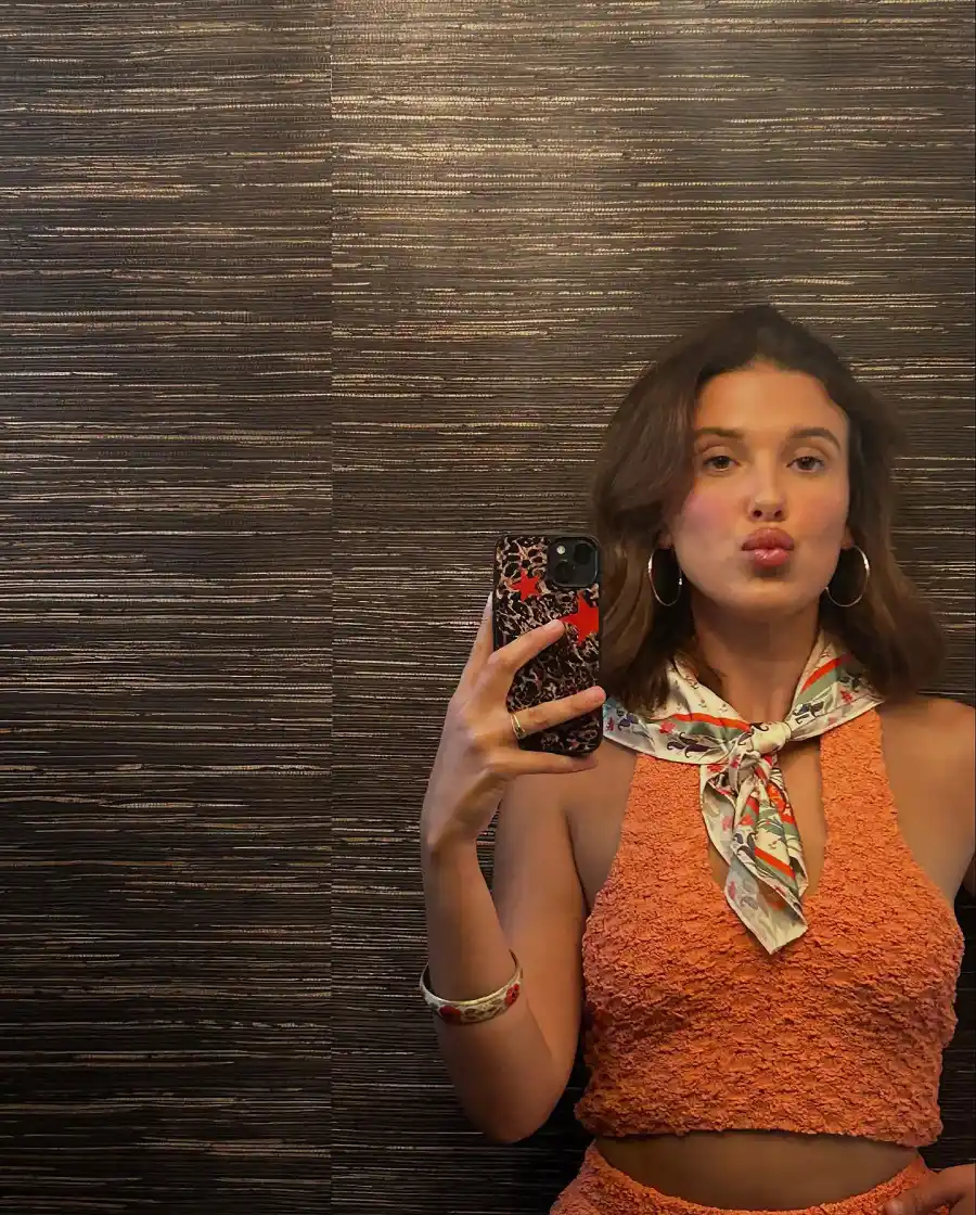04 Millie Bobby Brown Hottest Summer Selfies Show She Becoming a Style Maven
