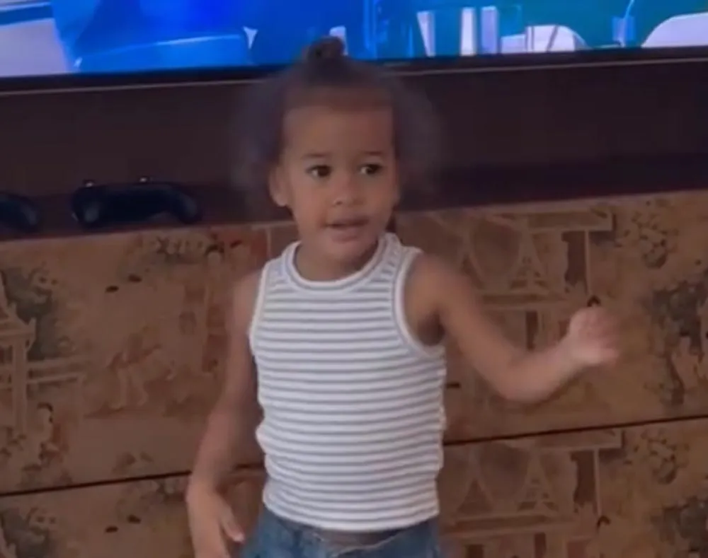 John Legend Shares Adorable Video of Daughter Esti Watching Him Perform on TV I Love My Daddy