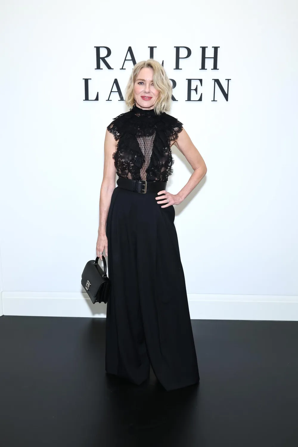 Naomi Watts Shines Through Wardrobe Malfunction in Lace Outfit During New York Fashion Week