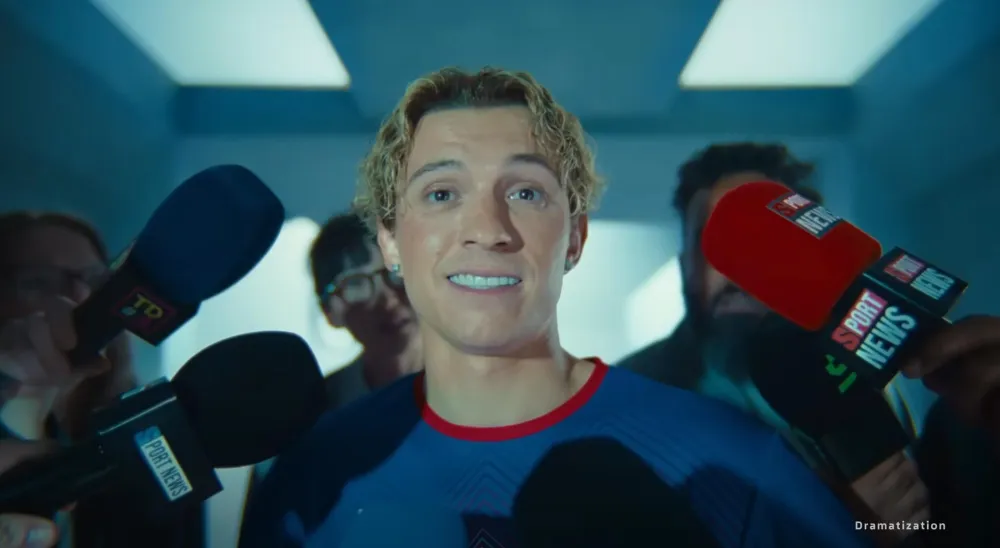 Tom Holland Looks Unrecognizable Curly Blonde Hair and Smile Transformation