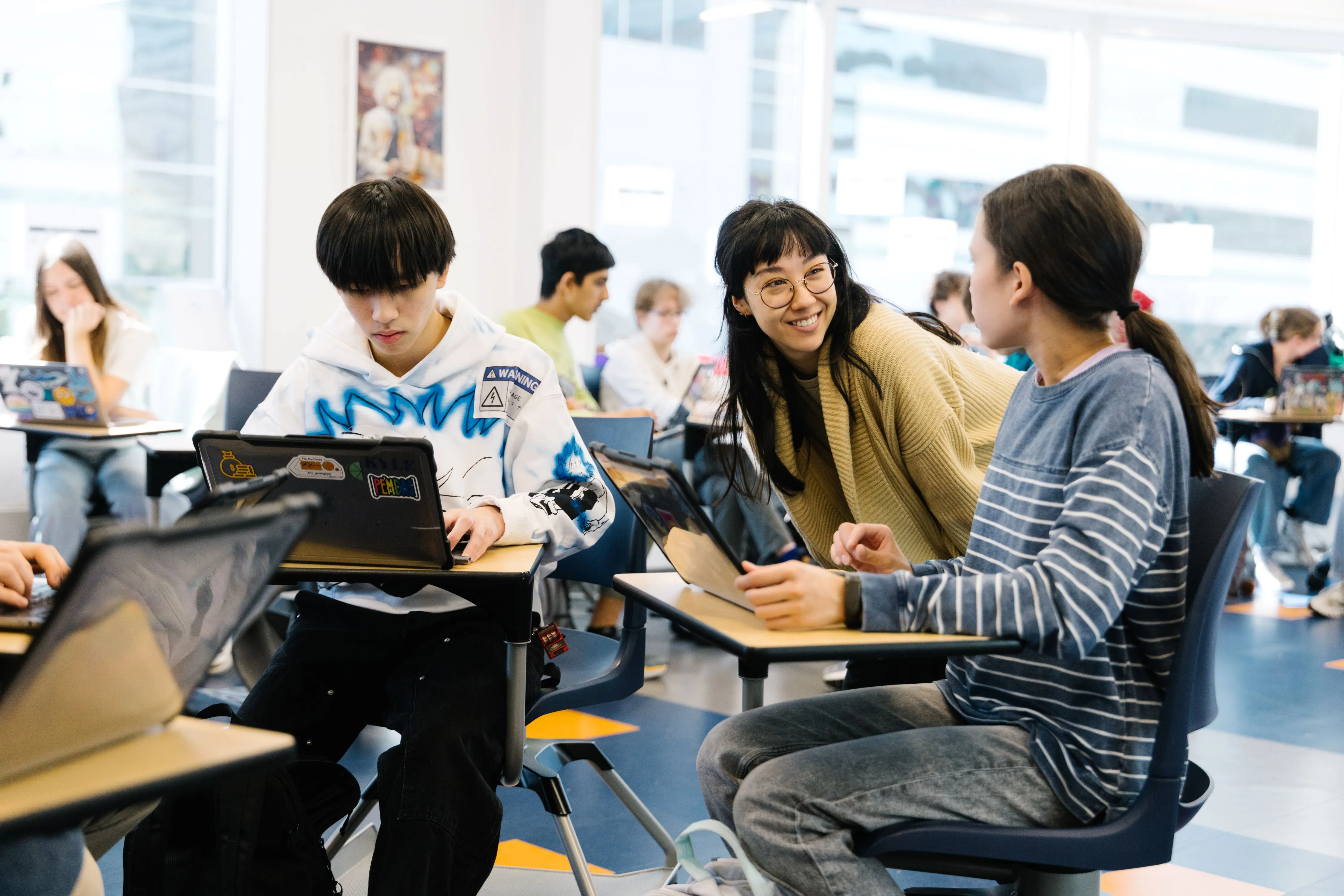 Students at Franklin School in New Jersey