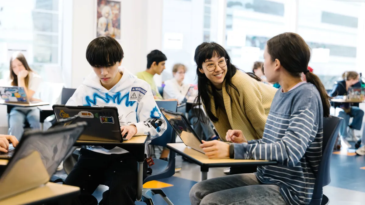 Students at Franklin School in New Jersey