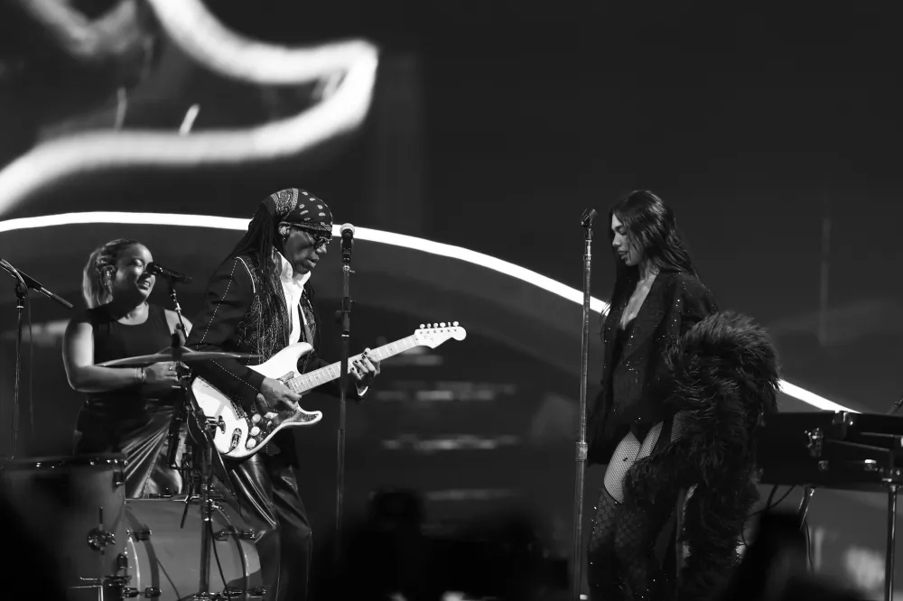 Nile Rodgers and Dua Lipa