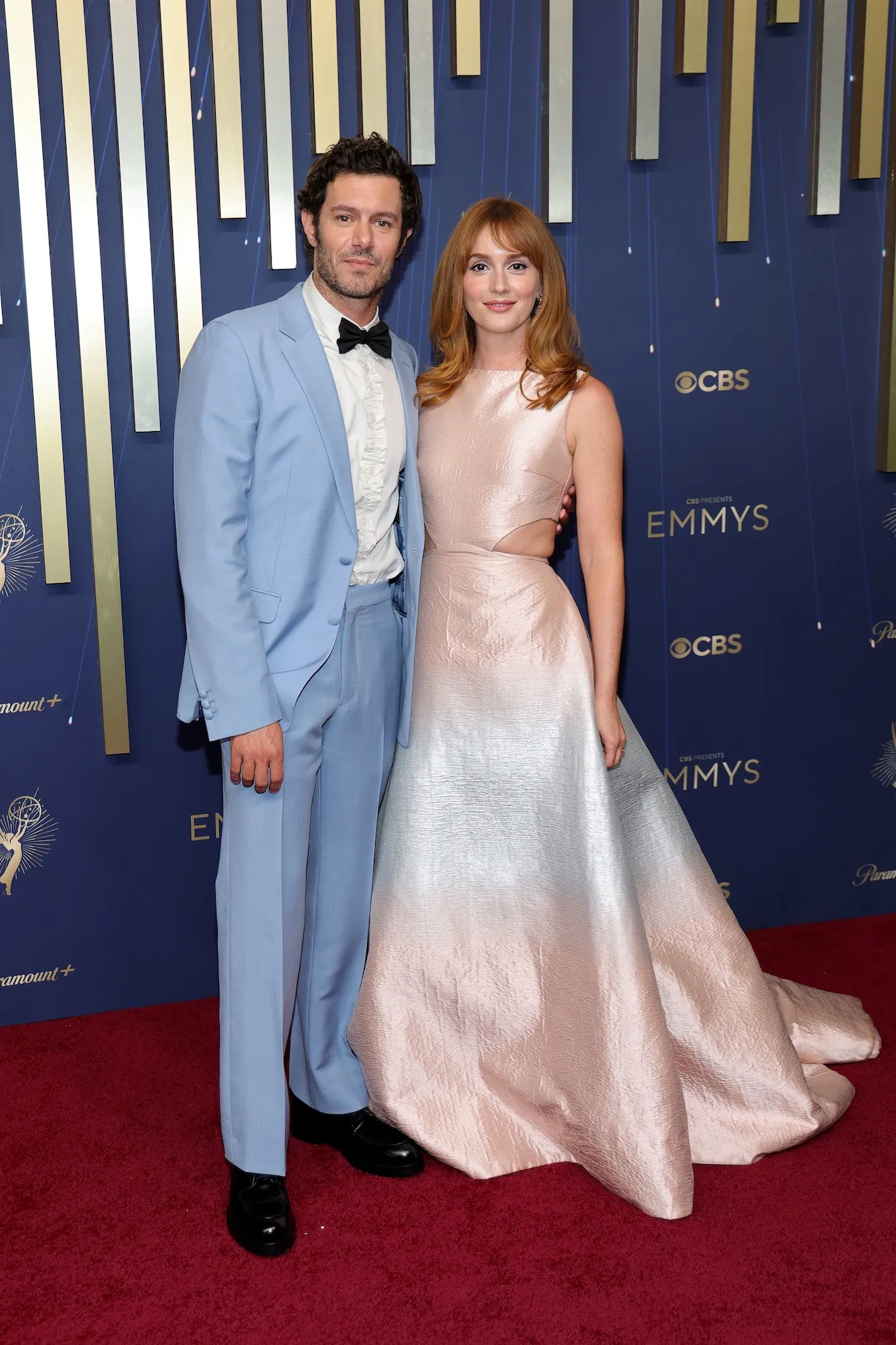 Adam Brody and Leighton Meester Emmys 2025 Red Carpet