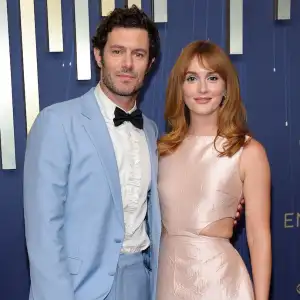 Adam Brody and Leighton Meester Emmys 2025 Red Carpet