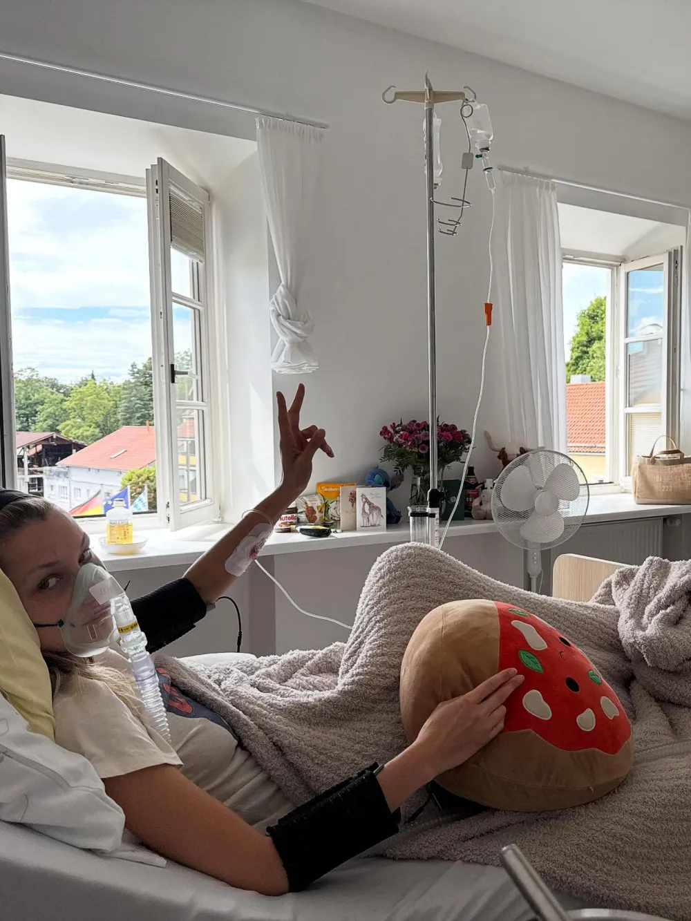 Bella Hadid Explains Being MIA Amid Lyme Disease Battle By Sharing Photos From the Hospital image 3712858