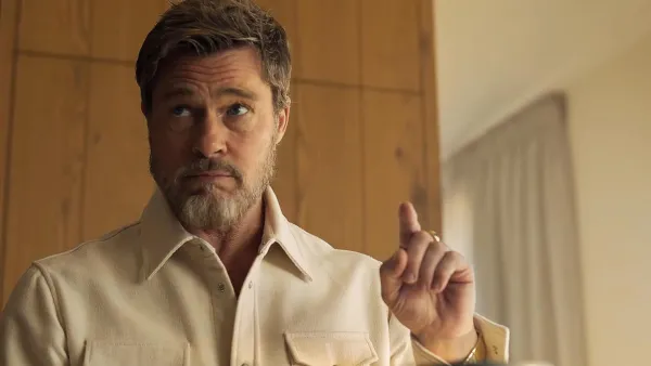 Brad Pitt Shows Support to GF Ines de Ramon by Rocking Exec s Jewelry Brand in New Coffee Commercial 004