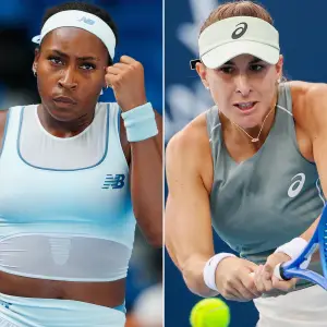 Coco Gauff and Belinda Bencic Have Feisty Interaction After Accusation of Mind Games 2237834311 2237862657