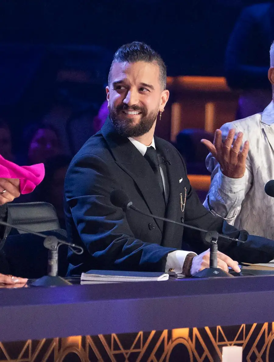 Dancing With the Stars Judges Through the Years Len Goodman Julianne Hough and More Mark Ballas Season 33 2024 Carrie Ann Inaba Derek Hough and Bruno Tonioli Dedication Night Dancing With the Sta