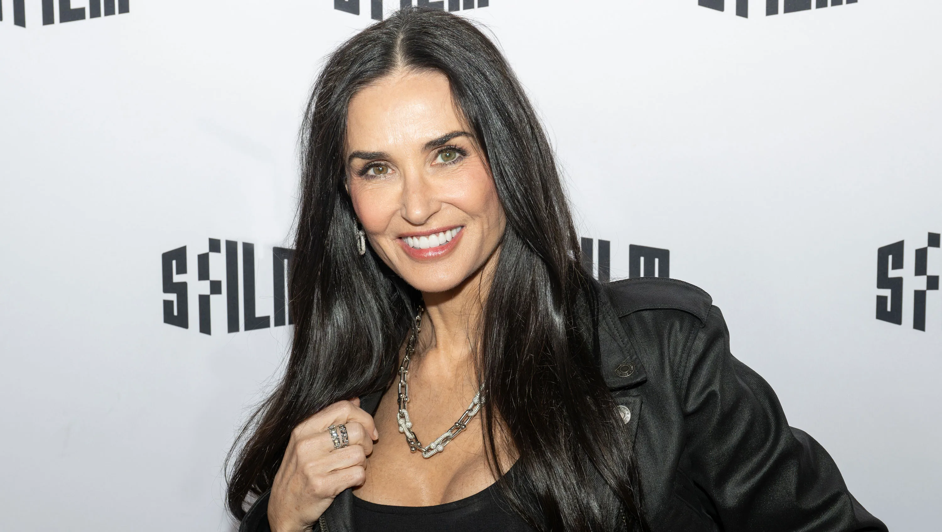 SAN FRANCISCO, CALIFORNIA - DECEMBER 09: Demi Moore, Honoree of Maria Manetti Shrem Award for Acting arrives at the 2024 SFFILM Awards Night at Fort Mason Center for Arts & Culture on December 09, 2024 in San Francisco, California. (Photo by Steve Jennings/Getty Images)