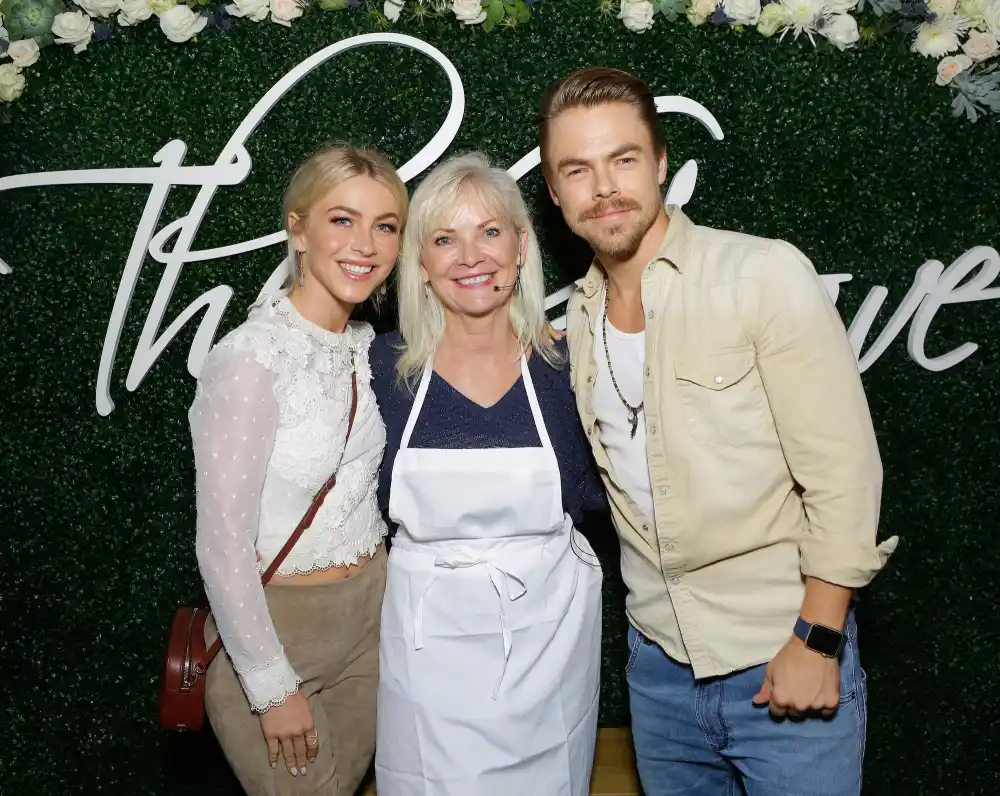 Derek-and-Julianne-with-Mom-Marriann-GettyImages-860797098