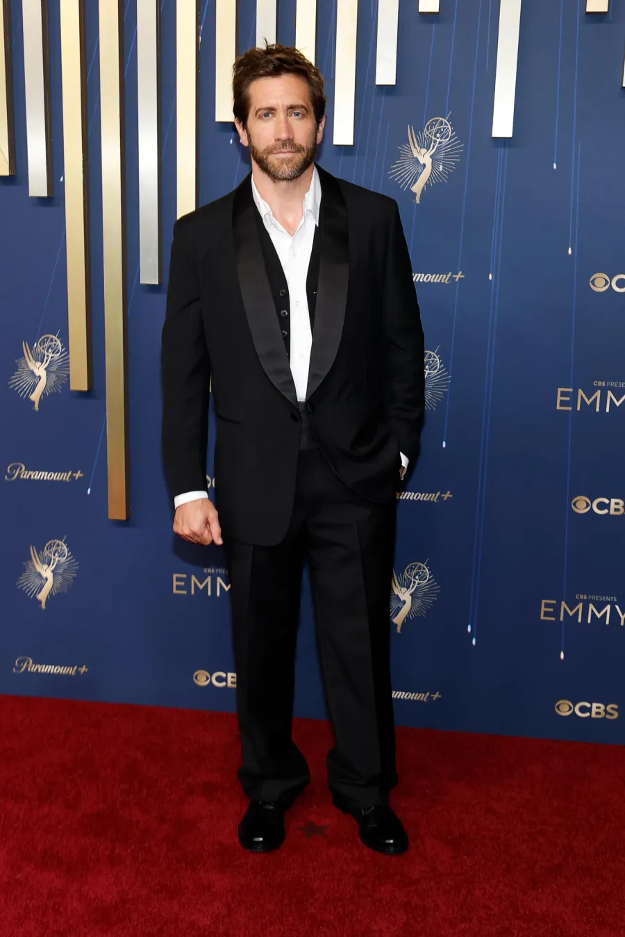 Emmy Awards 2025 Red Carpet Jake Gyllenhaal 2235449922