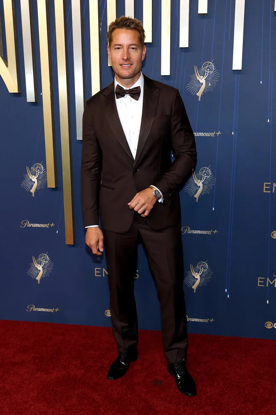Emmy Awards 2025 Red Carpet Justin Hartley 2235454340