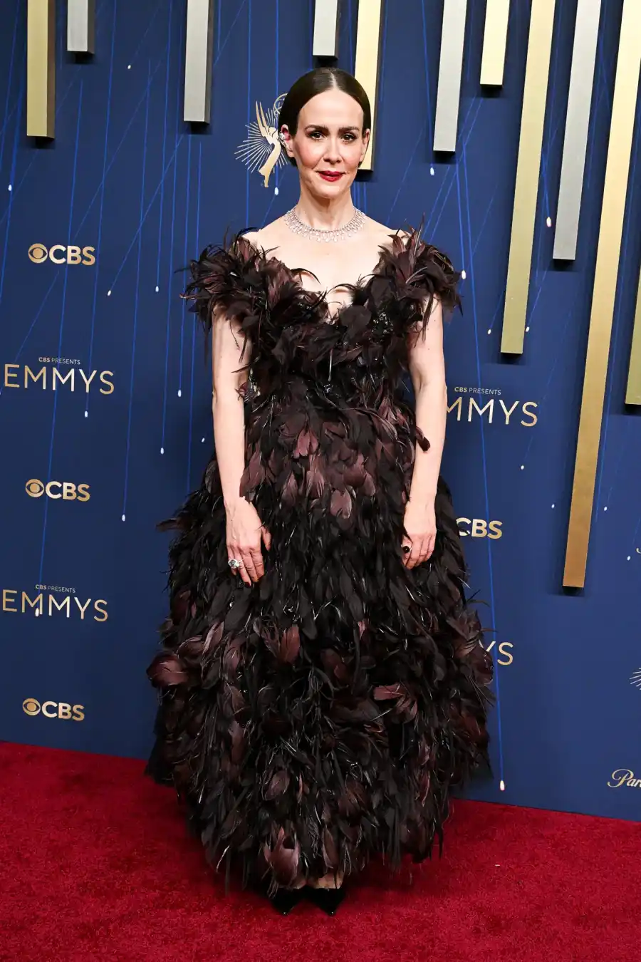Emmy Awards 2025 Red Carpet Sarah Paulson 2234940277