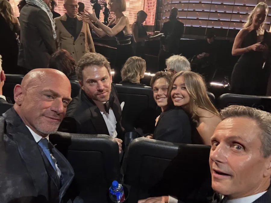 Emmys Selfies Christopher Meloni Sydney Sweeney
