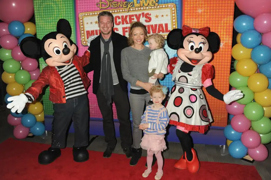 Eric Dane and Rebecca Gayheart Daughters Through the Years March 2013