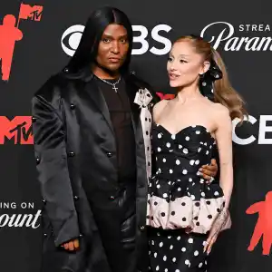 Feature Ariana Grande Attends VMAs With Stylist Law Roach MTV Video Music Awards 2025 VMAs 2025