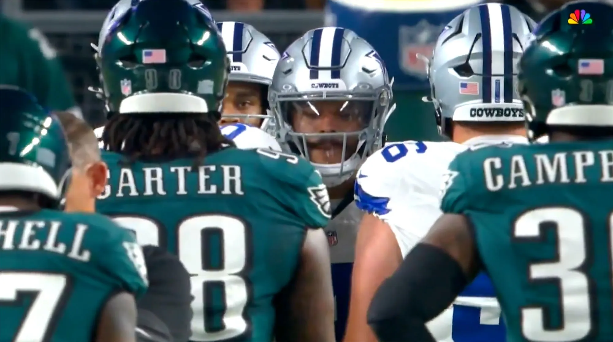 Feature Dak Prescott Responds After Video Shows Him Spitting Near Jalen Carter