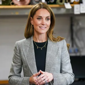 Feature Kate Middleton Spotted in Menswear Suit