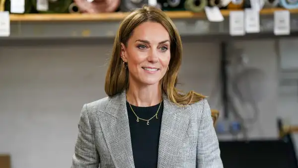 Feature Kate Middleton Spotted in Menswear Suit