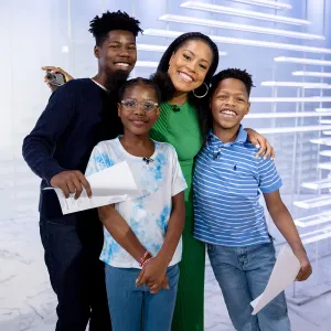 Feature Sheinelle Jones Feels A Little Pressure Raising Kids After Husband Death