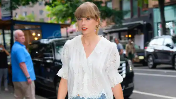 NEW YORK, NEW YORK - JUNE 27: Taylor Swift is seen on June 27, 2023 in New York City. (Photo by Gotham/GC Images)