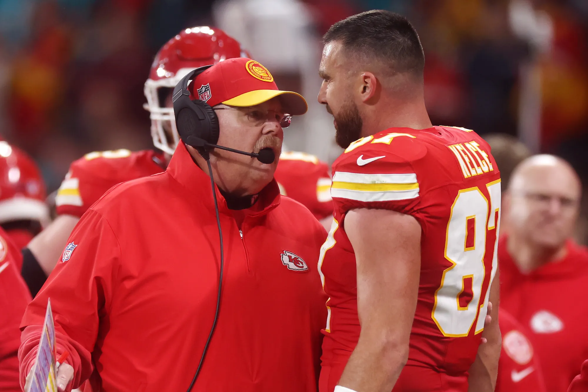 GettyImages-1778490529 Travis Kelce Andy Reid 2023 2