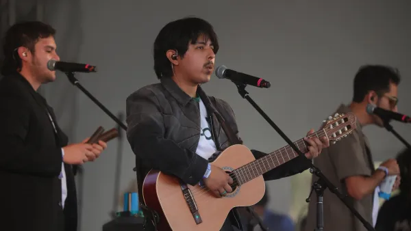 Macario Martínez en una de sus primeras actuaciones