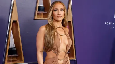 Jennifer Lopez attends the 2025 American Music Awards Winner's Walk on May 26, 2025 in Las Vegas, Nevada.