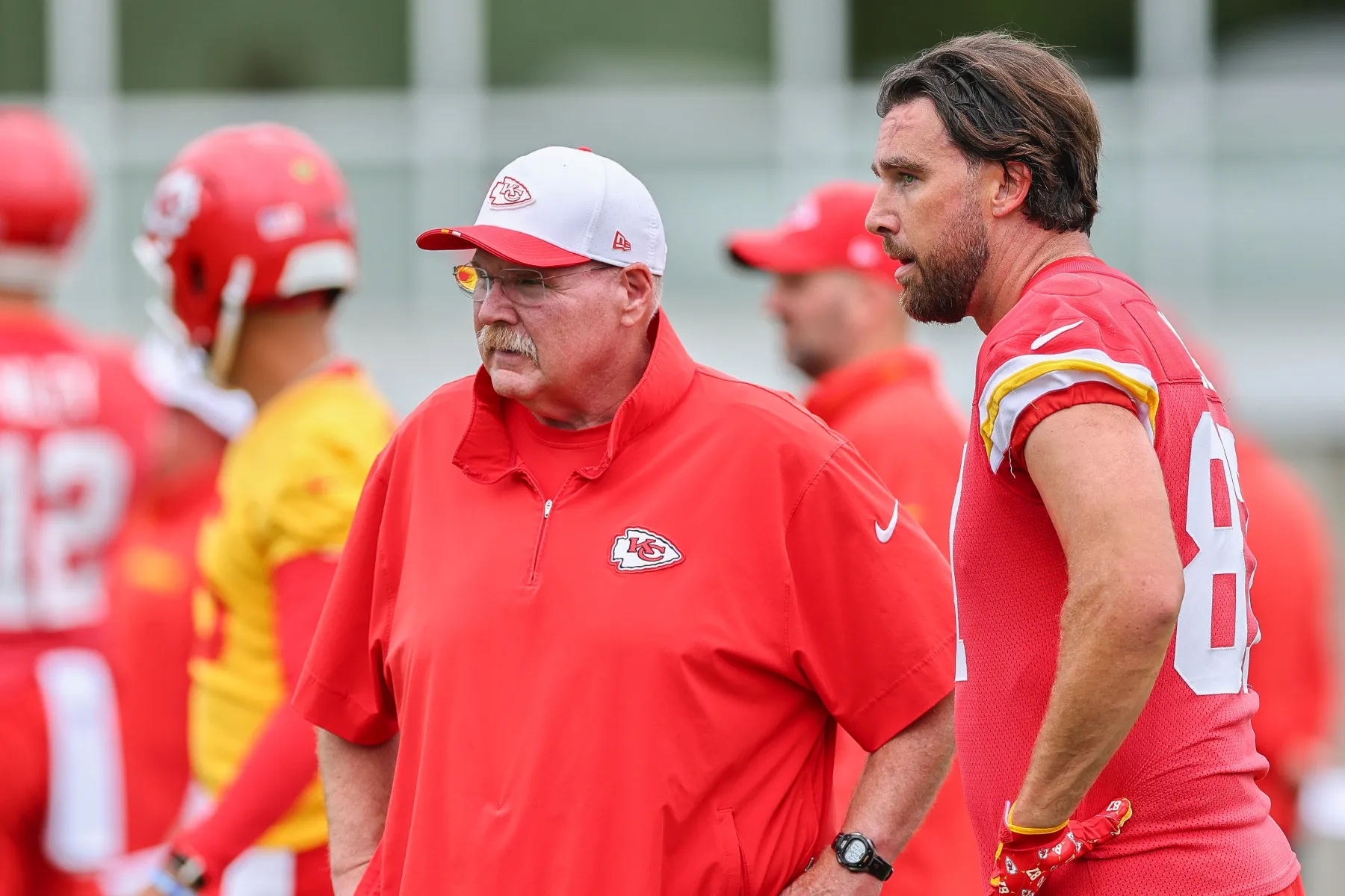 Travis Kelce Breaks Silence on Viral Sideline Interaction With Chiefs Head Coach Andy Reid