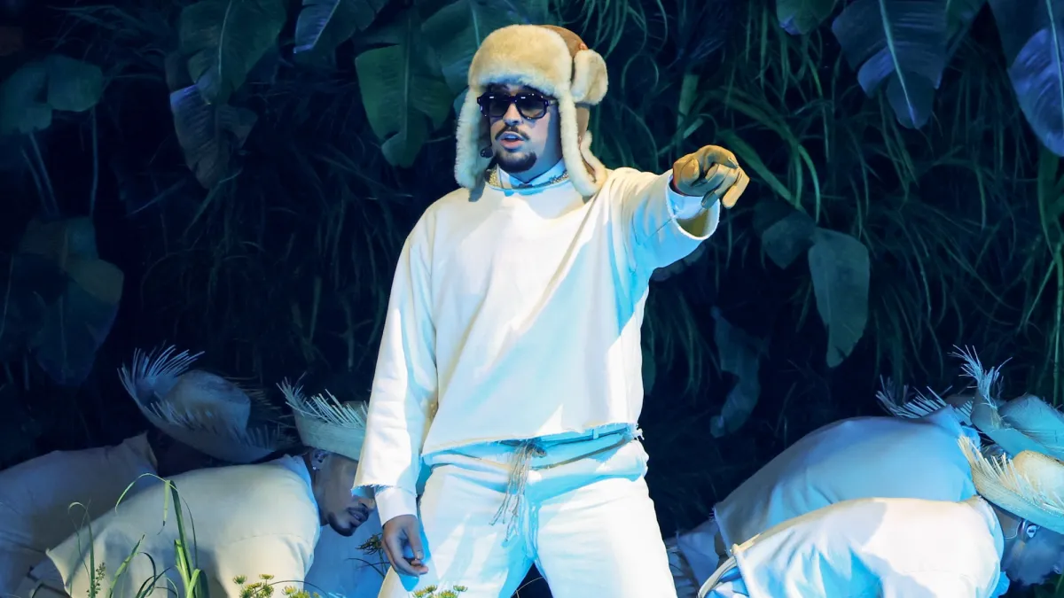 Bad Bunny en su residencia de conciertos en Puerto Rico