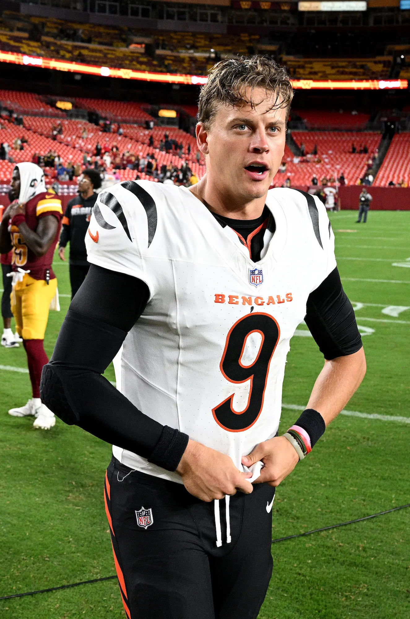 The Cincinnati Bengals will reportedly be without the services of their superstar quarterback, Joe Burrow, for months after suffering an injury to his toe. Burrow, 28, requires surgery and will be sidelined for at least three months, according to ESPN&rsquo;s Adam Schefter. The injury happened during the second quarter of the Browns&rsquo; game against the Jacksonville Jaguars on Sunday, September 14. After being sacked by the Jaguars&rsquo; Arik Armstead, Burrow was left at the bottom of a pile of players. Burrow attempted to walk off the injury, but fell to the field after a few steps. After being evaluated in the blue medical tent on the sidelines, Burrow required assistance to make it back to the Bengals locker room. After the game, Burrow was seen in the locker room wearing a walking boot and using crutches. In his absence, backup quarterback Jake Browning still managed to lead the Bengals to a 31-27 victory. Browning, 29, completed 21 of 32 passes for 241 yards and two passing touchdowns. His rushing touchdown with 18 seconds remaining sealed the victory for the Bengals. &ldquo;Jake&rsquo;s been in there and done it with us before,&rdquo; said Bengals wide receiver Tee Higgins, who caught a 42-yard touchdown pass from Browning, after the game.. &ldquo;It was a no-brainer. We had faith in him to step in with no hesitation and no setbacks.&rdquo; A former quarterback at the University of Washington, Browning has been the Bengals&rsquo; backup for the past two seasons. Browning appeared in nine games in the 2023 season, starting in seven of them, after Burrow suffered a season-ending wrist injury. &ldquo;When he comes in, he wins ball games,&rdquo; Bengals center Ted Karras said after the game on Sunday. &ldquo;No fear, no panic, got it done. That&rsquo;s my guy. I think he&rsquo;s obviously a starter in this league. We&rsquo;re blessed to have good depth there. It sucks we have to test it.&rdquo; Despite the team&rsquo;s faith in Browning, frustration was palpable in the locker room after the game. Bengals wide receiver Ja&rsquo;Marr Chase said, &ldquo;Emotions are very, very high right now.&rdquo; &ldquo;The resilient group found a way,&rdquo; Bengals head coach Zac Taylor added. &ldquo;It feels like that&rsquo;s what this year is turning into already.&rdquo; The Bengals return to action on Sunday, September 21, when they travel to Minneapolis to face the Minnesota Vikings.