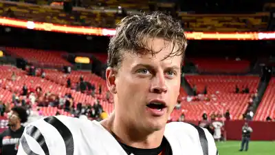 The Cincinnati Bengals will reportedly be without the services of their superstar quarterback, Joe Burrow, for months after suffering an injury to his toe. Burrow, 28, requires surgery and will be sidelined for at least three months, according to ESPN’s Adam Schefter. The injury happened during the second quarter of the Browns’ game against the Jacksonville Jaguars on Sunday, September 14. After being sacked by the Jaguars’ Arik Armstead, Burrow was left at the bottom of a pile of players. Burrow attempted to walk off the injury, but fell to the field after a few steps. After being evaluated in the blue medical tent on the sidelines, Burrow required assistance to make it back to the Bengals locker room. After the game, Burrow was seen in the locker room wearing a walking boot and using crutches. In his absence, backup quarterback Jake Browning still managed to lead the Bengals to a 31-27 victory. Browning, 29, completed 21 of 32 passes for 241 yards and two passing touchdowns. His rushing touchdown with 18 seconds remaining sealed the victory for the Bengals. “Jake’s been in there and done it with us before,” said Bengals wide receiver Tee Higgins, who caught a 42-yard touchdown pass from Browning, after the game.. “It was a no-brainer. We had faith in him to step in with no hesitation and no setbacks.” A former quarterback at the University of Washington, Browning has been the Bengals’ backup for the past two seasons. Browning appeared in nine games in the 2023 season, starting in seven of them, after Burrow suffered a season-ending wrist injury. “When he comes in, he wins ball games,” Bengals center Ted Karras said after the game on Sunday. “No fear, no panic, got it done. That’s my guy. I think he’s obviously a starter in this league. We’re blessed to have good depth there. It sucks we have to test it.” Despite the team’s faith in Browning, frustration was palpable in the locker room after the game. Bengals wide receiver Ja’Marr Chase said, “Emotions are very, very high right now.” “The resilient group found a way,” Bengals head coach Zac Taylor added. “It feels like that’s what this year is turning into already.” The Bengals return to action on Sunday, September 21, when they travel to Minneapolis to face the Minnesota Vikings.