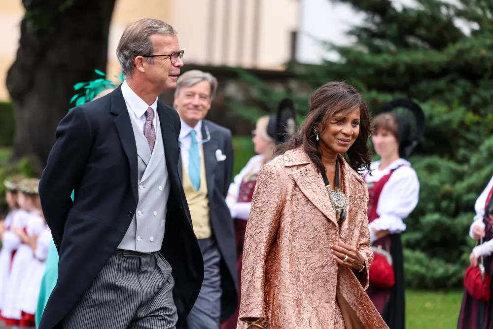 El pr&iacute;ncipe Maximilian von und zu Liechtenstein y la princesa Angela de Liechtenstein.