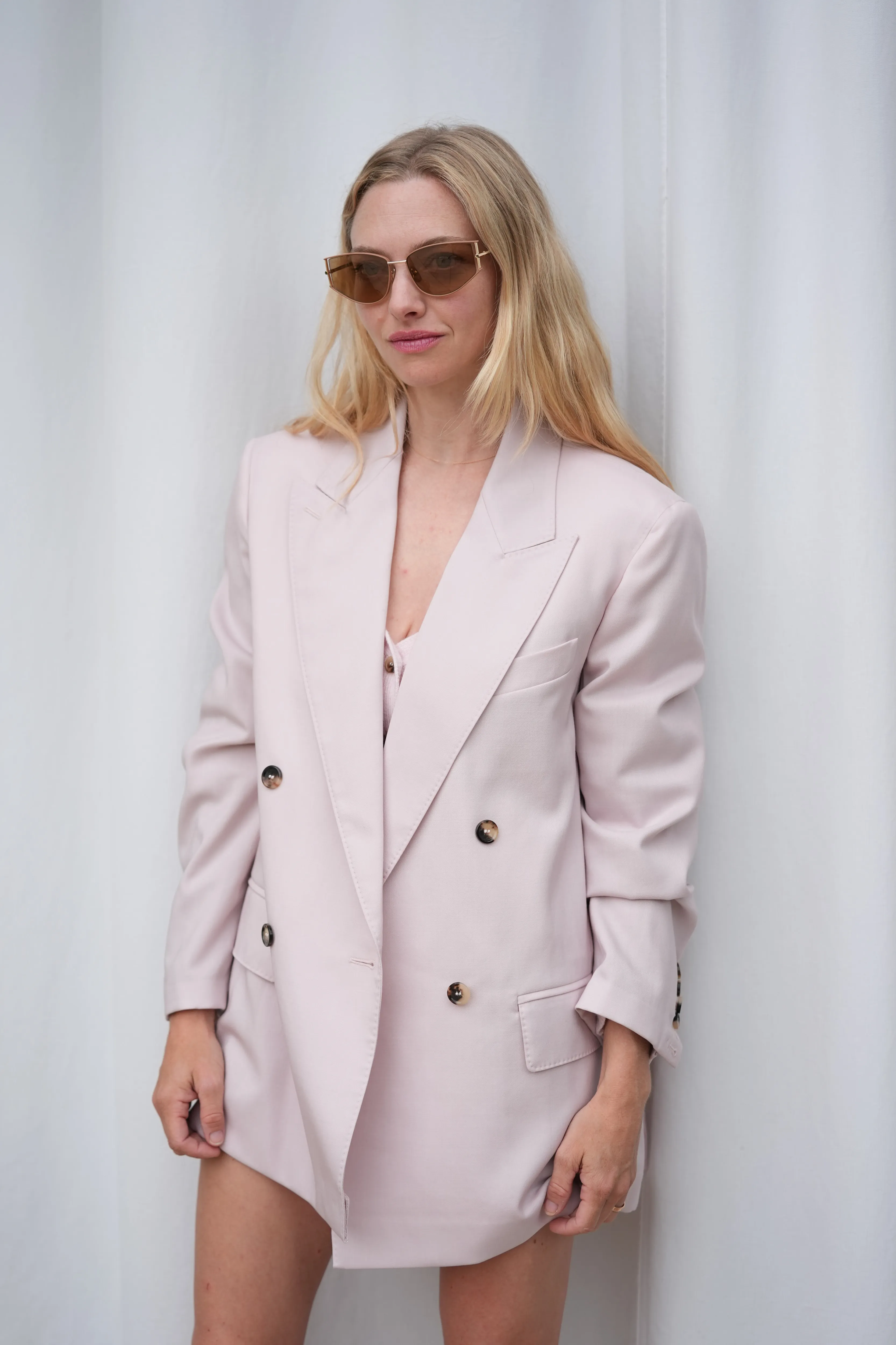 Amanda Seyfried is seen at the 82nd Venice International Film Festival on August 30, 2025 in Venice, Italy.