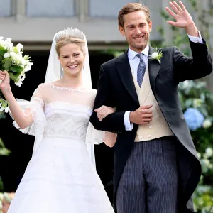 Princesa Marie Caroline de Liechtenstein y Leopoldo Maduro.