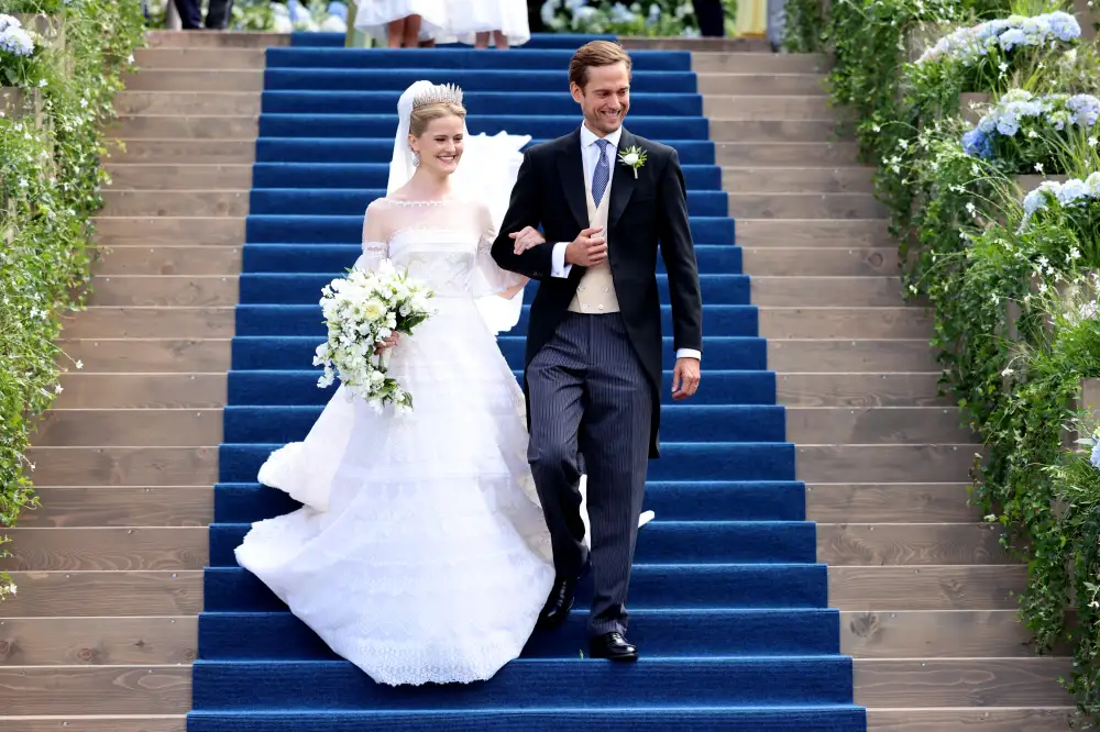 Princesa Marie Caroline de Liechtenstein y Leopoldo Maduro.