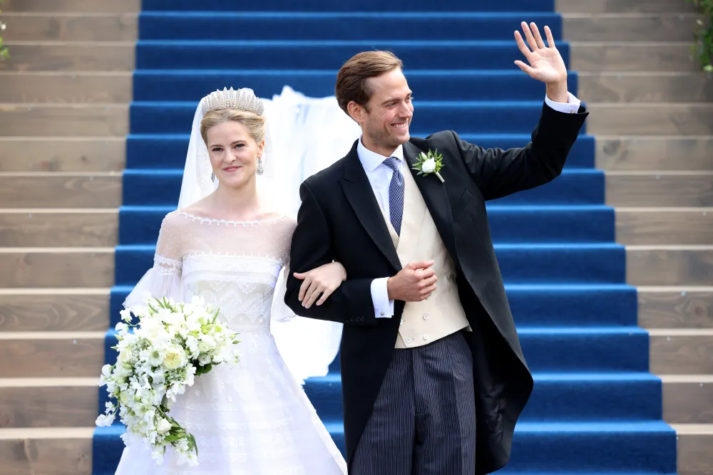 Princesa Marie Caroline de Liechtenstein y Leopoldo Maduro Vollmer.