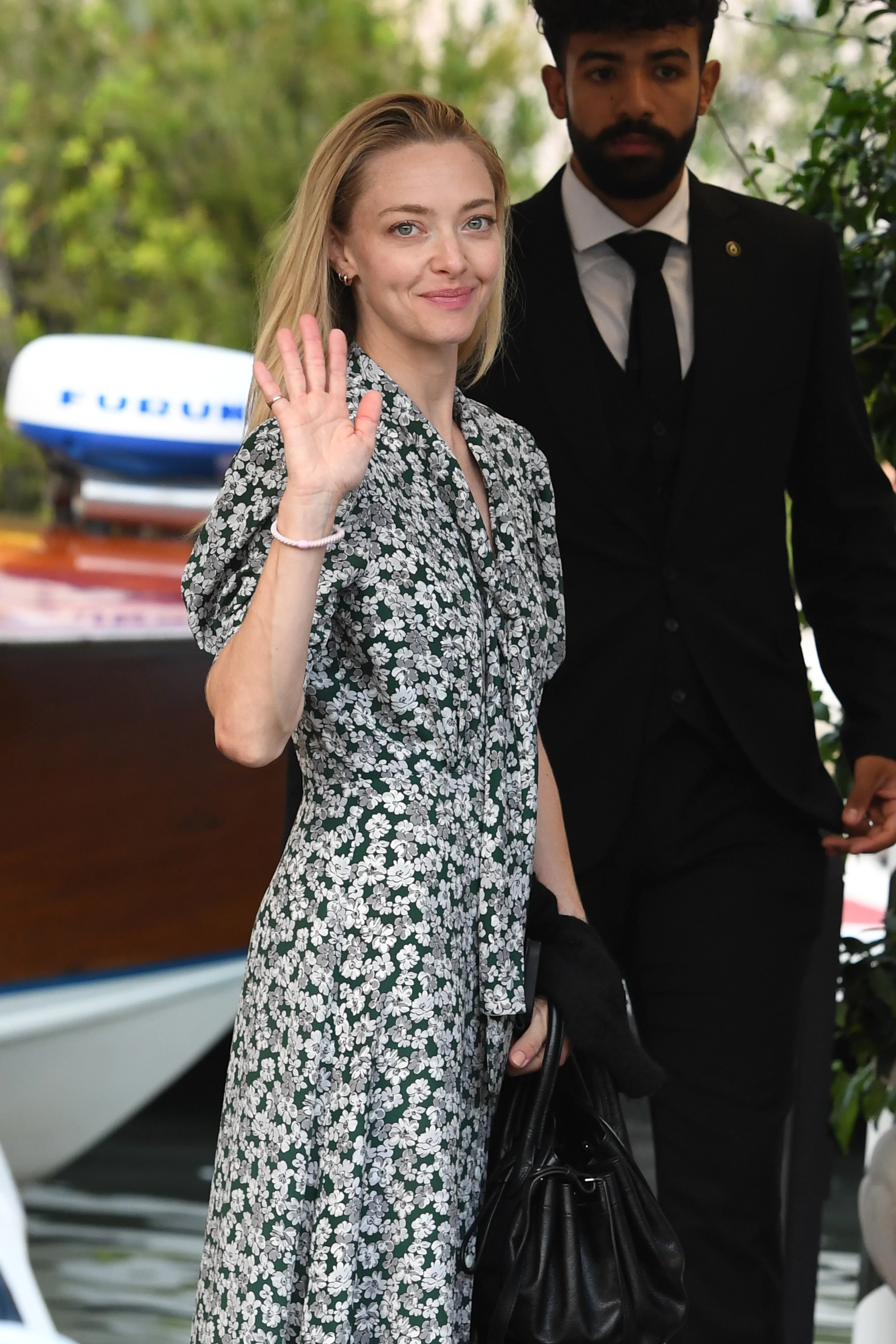 Amanda Seyfried is seen at the 82nd Venice International Film Festival on September 02, 2025 in Venice, Italy.