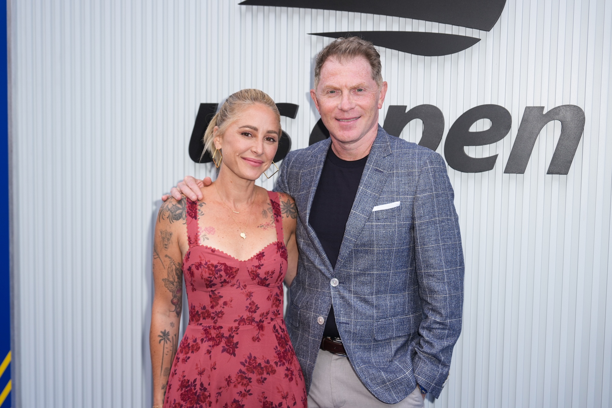 GettyImages-2233749367 Bobby Flay Packs on PDA With Brooke Williamson at US Open, Fans React