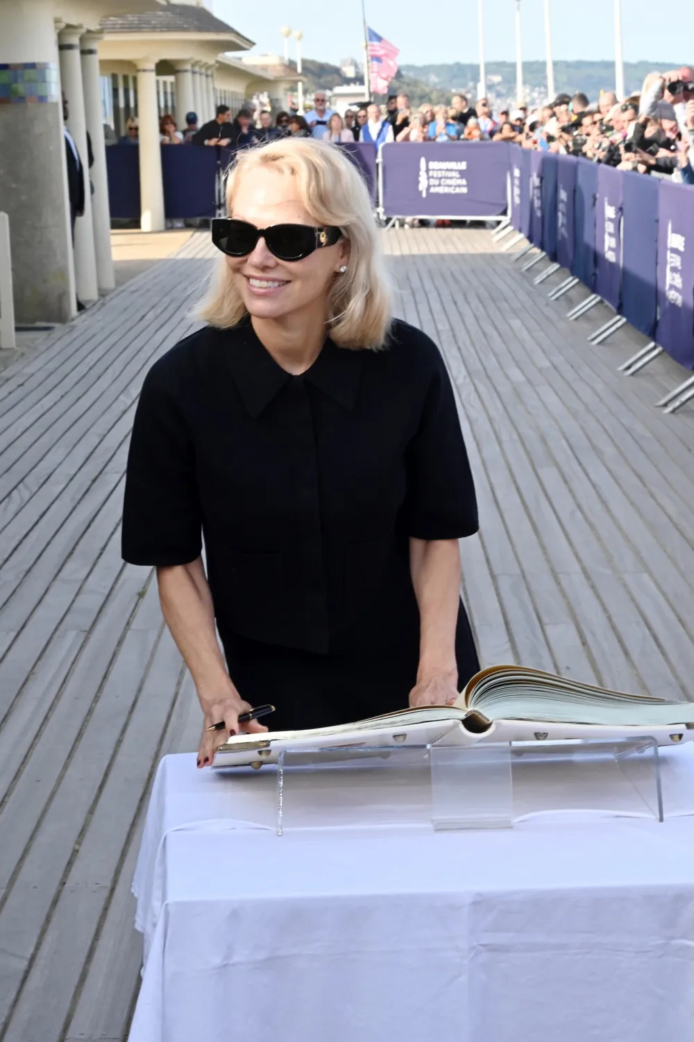 GettyImages-2233976679 Pamela Anderson Beams in France After Slamming Liam Neeson PR Stunt Rumors