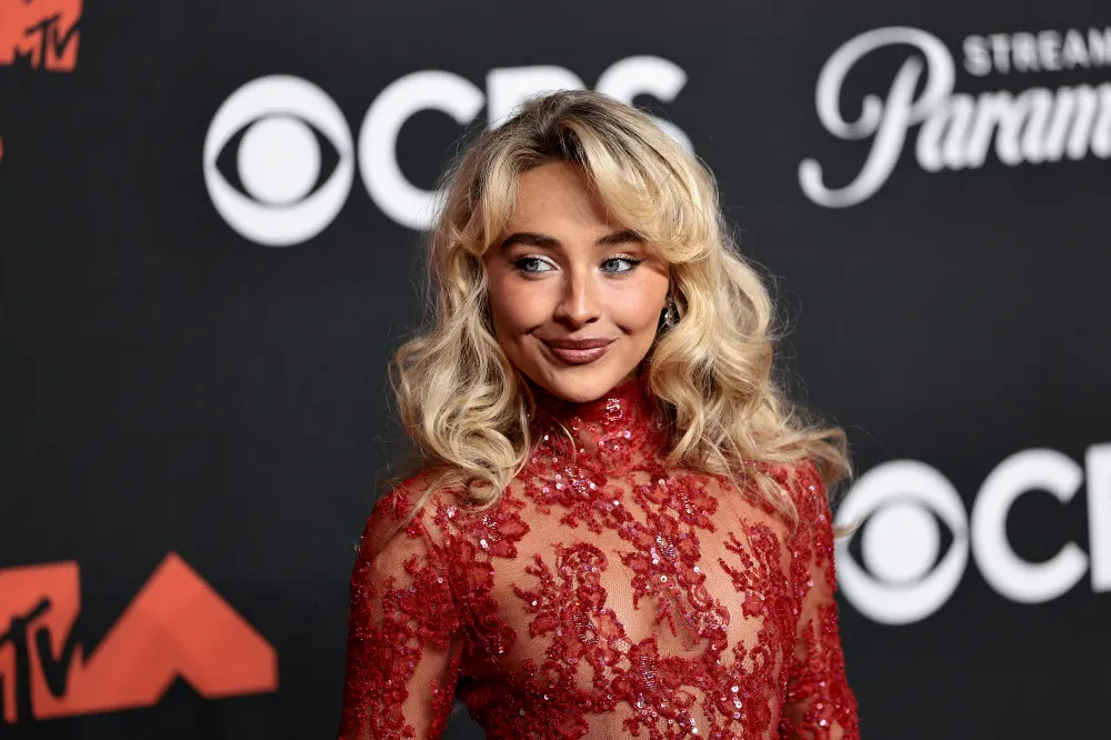 Sabrina Carpenter on 2025 MTV Video Music Awards red carpet