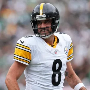 Aaron Rodgers Gave a Shout-Out to Mystery Wife Brittani After 1st Win as Pittsburgh Steeler