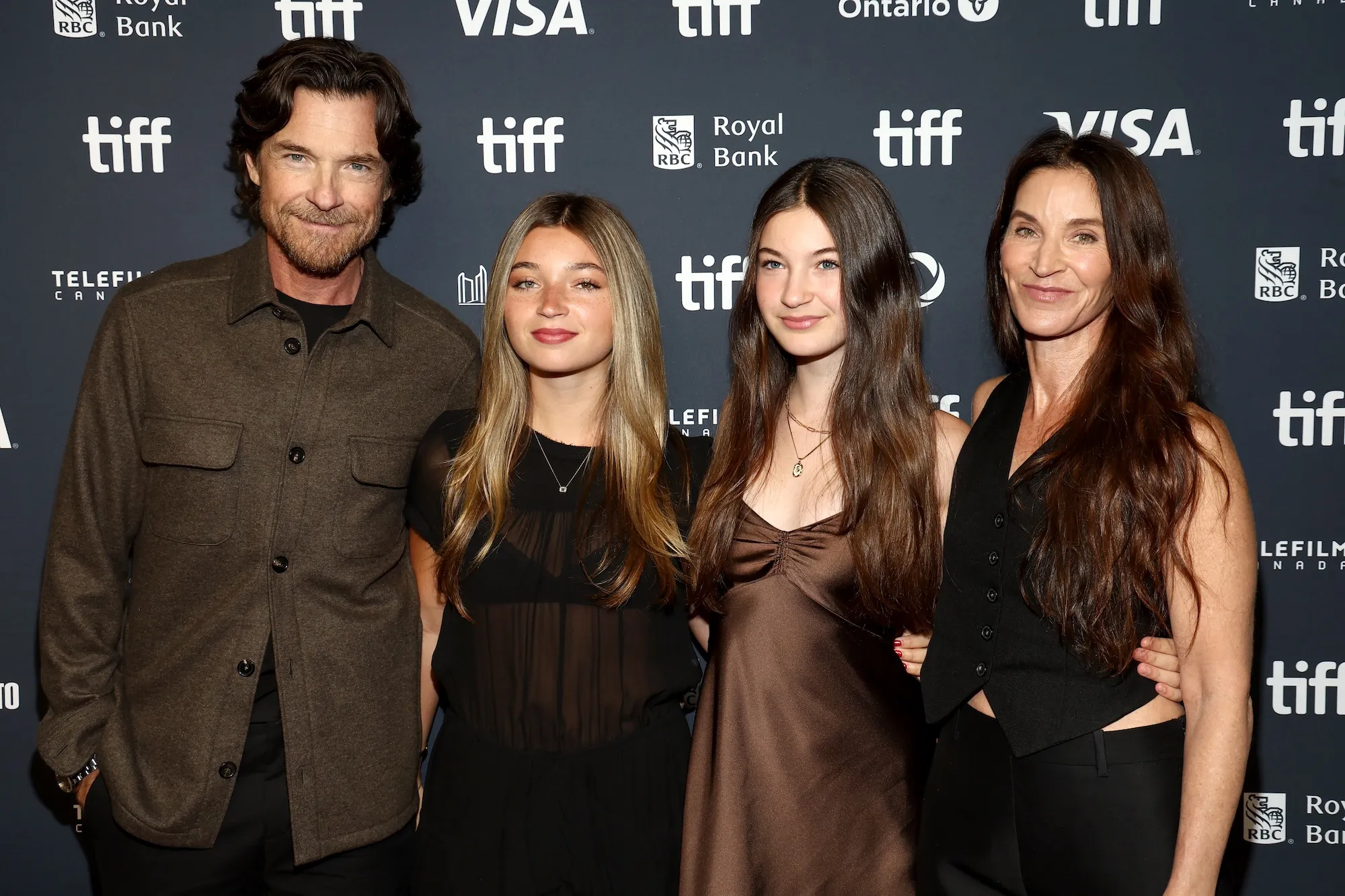 GettyImages-2234335048 Jason Bateman Makes Rare Red Carpet Appearance With Teen Daughters