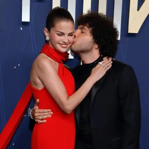 Selena Gomez Looks Red Hot During Date Night With Benny Blanco at Emmy Awards 2025