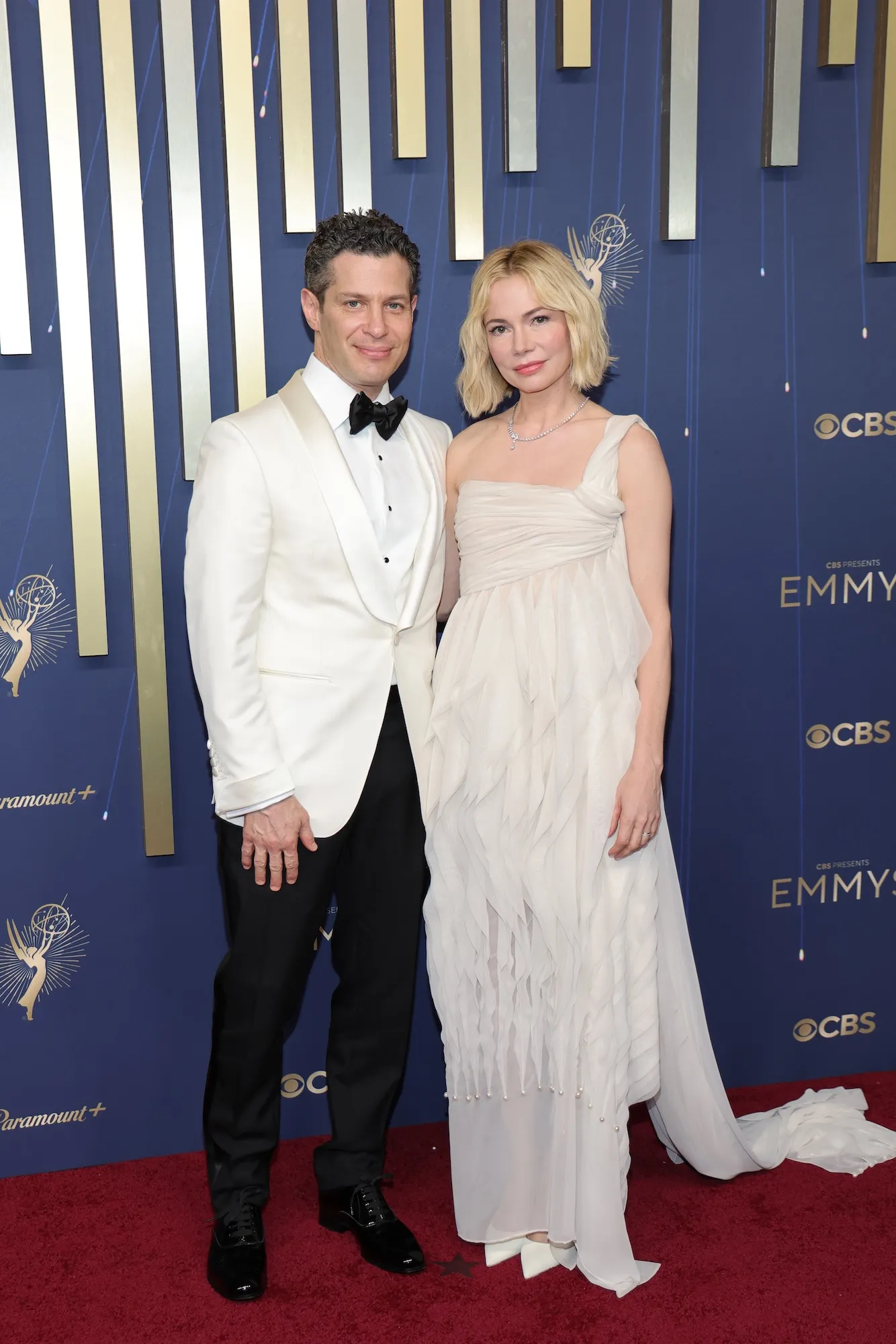 Michelle Williams and Thomas Kail Glow at 2025 Emmys After Baby No 3 GettyImages-2235450404