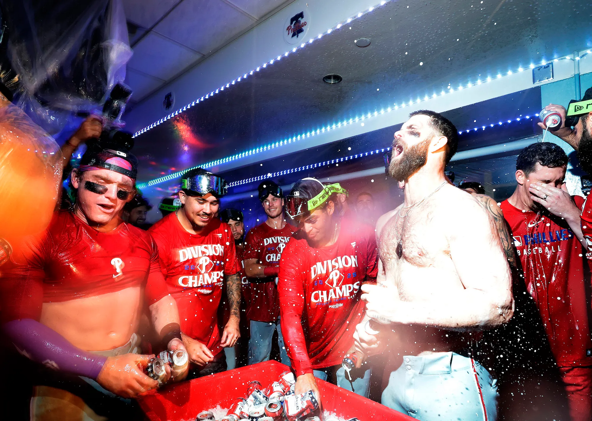 GettyImages-2235676438 Bryce Harper Shirtless Party 2025